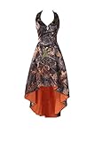 Gorgeous Bridal CAMO Halter Cocktail Birthday Party Dress Bridesmaid Dress Hi-Lo