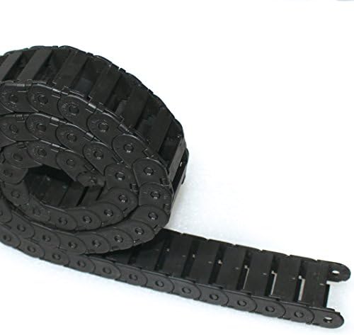 35mmx100mm Cable drag chain wire carrier with end connectors plastic towline for CNC Router Machine Tool 1000mm
