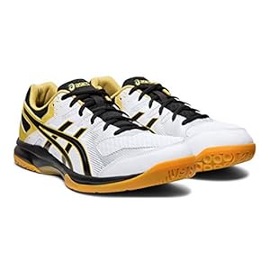 ASICS Men’s Gel-Rocket 9 Volleyball Shoes, 15, White/Black