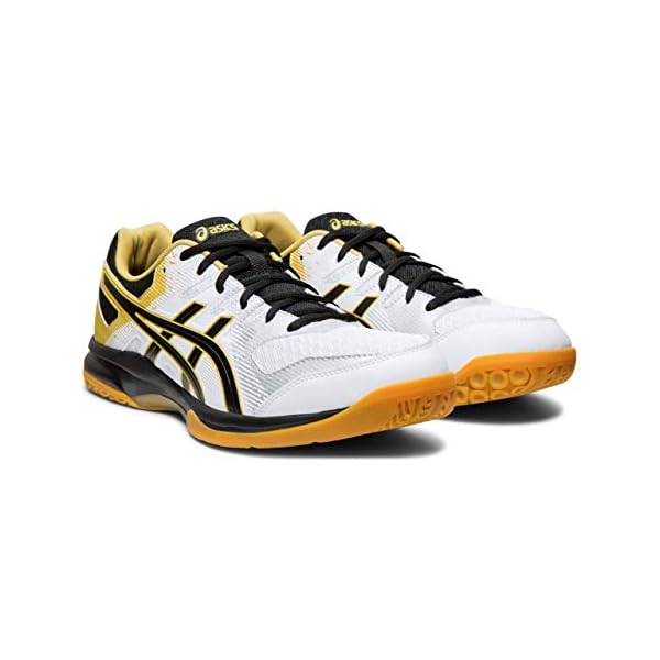 ASICS Men's GelRocket 9 Volleyball Shoes, 15, White/Black