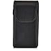 Turtleback Belt Case Compatible with Apple iPhone 6 Plus, iPhone 6S Plus w/OB Defender or Bulky Cases, Black Vertical Holster Leather Pouch with Heavy Duty Rotating Ratcheting Belt Clip