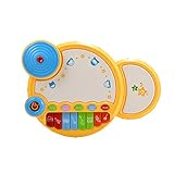 ThinkMax Kids Drum Set, Musical Drum Toy with Light for Baby, Kids and Toddlers