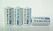 ON THE WAY3.7VLi-ion16340 Battery Chager+4PCS 2000mAh16340 Protected CR123A Rechargeable Battery for LED Flashlight Torch /Photo Camera /Laser Pointer/light meters Etc (White)