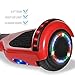 NHT Newest Edition Electric Hoverboard Self Balancing Scooter with Built-in Bluetooth Speaker LED Lights - Safety Certified