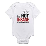 CafePress Infant Bodysuit - Big Bang Theory INSANE bl Infant Bodysuit
