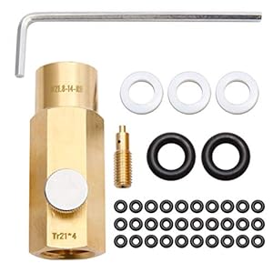 Anladia CO2-adapter voor het vullen in de 425 g cilinder, navulling adapter voor soda-tank waterbruiswatertoestel W21.8