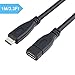 Poyiccot USB C Extension Cable 3.3ft, USB C Extender Cable Short USB-C Extension Cable, USB 3.1 Gen2 Type C Male to Female Extension Charging & Sync Cable for Nintindo Switch,PC, Laptop