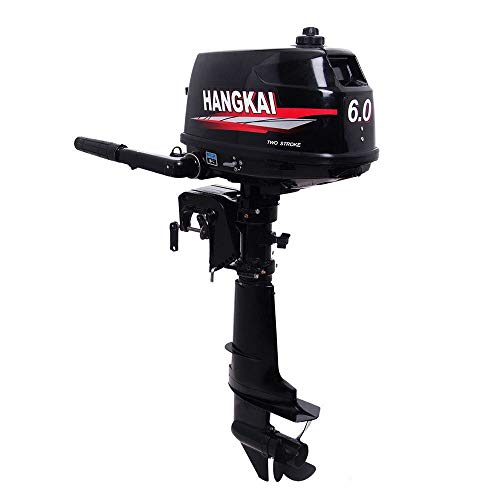 ZHFEISY Outboard Motors - Boat Motor Engine Boating & Sailing Boating Equipment Hunting & Fishing Trolling Motors (6HP & 2-Stroke, Water-Cooling)