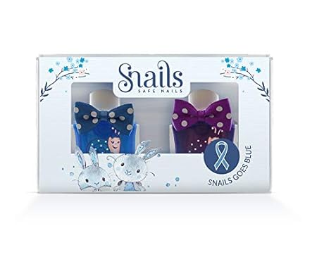 Snails Kinder Nagellack Geschenkbox SNAILS GOES BLUE (Rabbit)