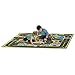 Melissa & Doug Jumbo Roadway Activity Rug with 4 Wooden Traffic Signs (79 x 58 inches)
