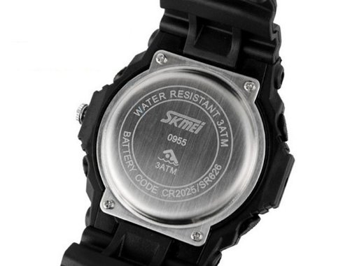 Sports Watch,Hot Sale! Waterproof Digital LCD Alarm Date Mens Military Sport Wrist LED Watch C(Orange)