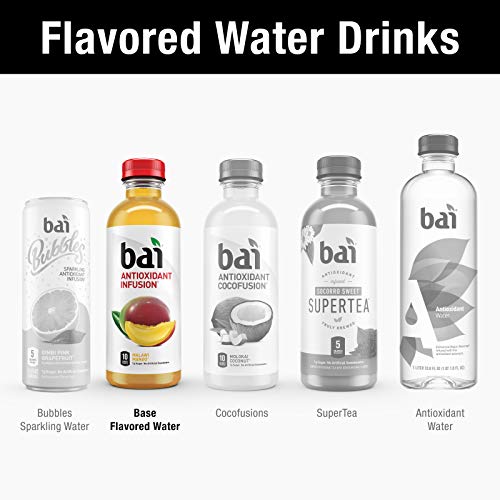 Bai Flavored Water, Malawi Mango, Antioxidant Infused Drinks, 18 Fluid