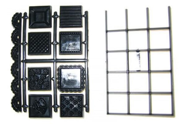 Patchwork Squares Patchwork Cutter Sugarcraft Equipment Tool, White,PWSQUARE