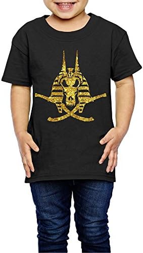 DSEPAA Ancient Egyptian God Anpu Boys' Girls' Cotton Short Sleeve T-Shirt 2 Toddler