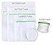 Moscany Set of 5 Mesh Laundry Bags for Underwear, Bra and Lingerie - 2 Bra Bags and 3 Wash Bags ( green )