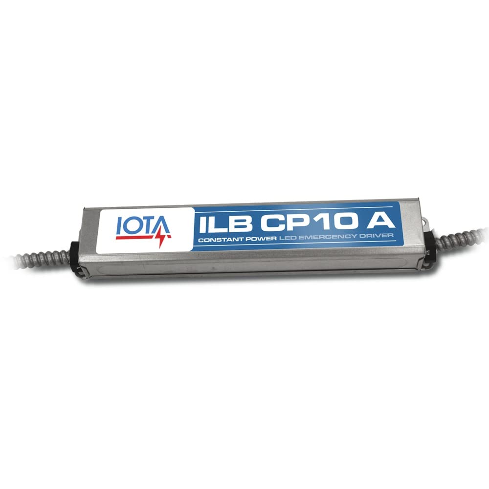 Photo 1 of IOTA ILB CP10 HE A M5 Constant Power Emergency LED Driver for Class 2 Luminaires, 10 Watts, Silver