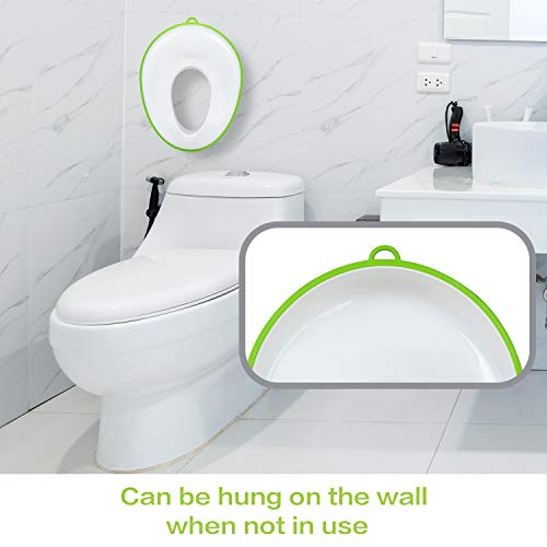 image for Potty Training Seat for Boys & Girls - Plastic Kids Travel Potty Seat 