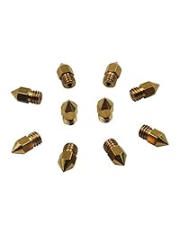Enomaker   10 boquillas MK8 de 0.016 in, boquilla extractora de latón de 0.069 in para impresora 3D CR10S Ender 3 S4 S5