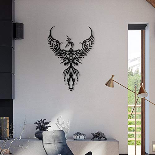 Northshire Metal Wall Decor, Phoenix, Decorative Boho Art for Living