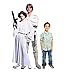 Cardboard People Luke & Leia Life Size Cardboard Cutout Standup - Star Wars 40th Anniversary