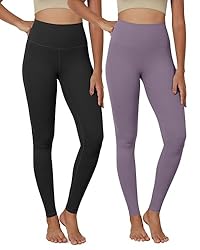 ODODOS 2-Pack Buttery Soft Lounge Yoga Leggings for