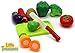 Little Treasures Healthy Vegetables Toy for Children's Playtime Kitchen Fun , Cut Chop the Food for Pretend Play Eating Meal Time