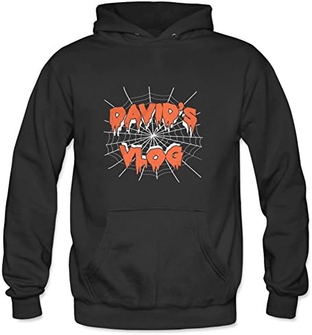 Xword David Dobrik's Halloween Vlog Cotton Hoodie Sweatshirt for Mens XL Black