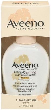 Aveeno Active Naturals Ultra-Calming Daily Moisturizer SPF 15, 4 Ounce ( Quantity Of 3 ) by Unknown