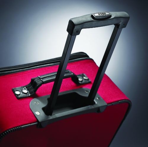 American Tourister Fieldbrook II Softside Upright Luggage Set, Red/Black, 3-Piece (tote/21/25) 3 American Tourister Fieldbrook II Softside Upright Luggage Set, Red/Black, 3-Piece (tote/21/25)