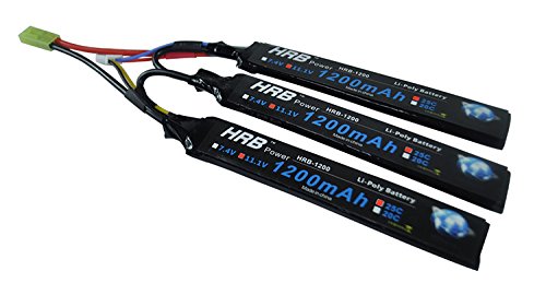 HRB 3S RC Lipo Battery 11.1V 1200mah 25C AKKU For Mini Airsoft Gun Model Tamiya Connector