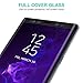 Galaxy Note 9 Screen Protector Glass (Full Screen Coverage), Tempered Glass Screen Protector for Samsung Galaxy Note 9 - Dot Matrix, Case Friendly,-2 Packs