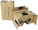 Google Cardboard Kit V2 by MINKANAK Bigger Lens 3D Virtual Reality Cardboard Glasses with Head Strap Nose Pad Forehead Pad and NFC Tag,Compatible with 3-6inch Screen Android and Apple Smartphone