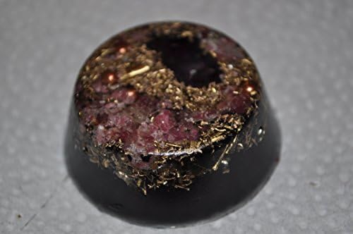 1 ct. hand made multi colored orgone energy mini tb healing crystal based EMF protection mini tb for travel home or office decoration holiday or wedding gifts for her or him headache relief