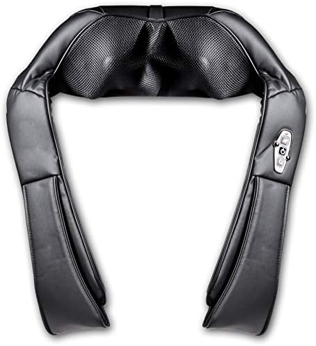 uKnead Cordless, Rechargeable Shoulder and Neck Massager - Kneading Rollers and Heat