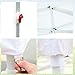 Ohuhu 10 x 10 ft Pop-Up Canopy Tent, Instant Shelter Canopy with Wheeled Carrying Bag, White