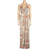 FULL TILT Braid Strap Racerback Floral Dress