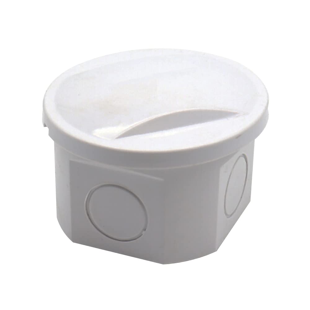 Electrical Junction Box, IP55 Weatherproof Electrical Enclosure Project Instrument Case, Reserved Hole Project Box (1Pcs - 80 x 50mm)