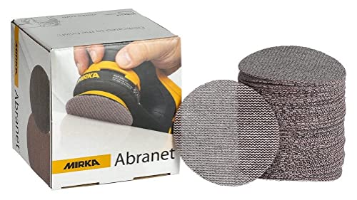 Mirka Abranet sanding discs 77 mm Hook & loop Grit P500 50 pcs