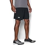 Under Armour Men's Launch 7'' Shorts, Black/Reflective, X-Large
