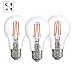 Dusk to Dawn LED Light Bulb ETL listed Indoor/Outdoor Lighting, Photocell Sensor,Auto Turn On/Off,60W Halogen Edison Equivalent,8W, 800lm,Warm white(2700K),AC120V ,for Garden,Garage (Pack of 3)