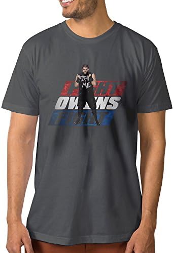 NCKG Men's Kevin Owens Fight Owens Fight Short Sleeve T Shirtsi, Color DeepHeatherSize XL