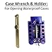 QwikFixxer Watch Repair Kit: 16 Universal Tools, Case Wrench, Watch Band Tool, Bonus Spring Bars