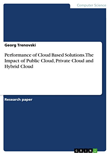 Performance of Cloud Based Solutions. The Impact of Public Cloud, Private Cloud…