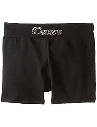 Capezio las niñas cortas con apliques de diamantes de imitación