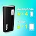 ADATA P12500D Dual USB Fast Charging Digital Disply 12500mAh Power Bank - Black (AP12500D-DGT-5V-CBK)