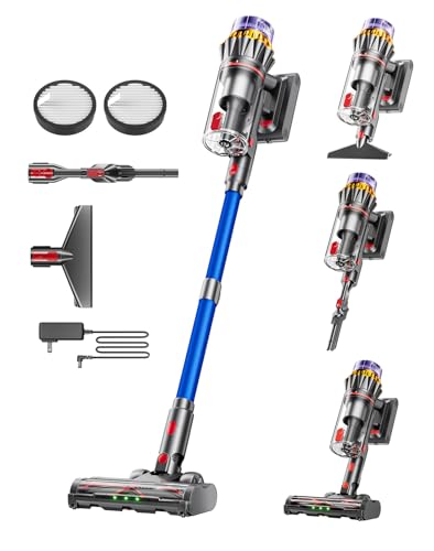 Cordless Vacuum Cleaner Stick Anti-Tangle Touch Screen