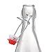 MAMA-AI-2018' Pack of 8 Beer Bottles 16 oz,Easy Cap Glass Bottle with Stopper, Swing Top Bottles for Oil,Vinegar,Beverages,Beer,Water,Kombucha,Kefir, Soda - Clear …