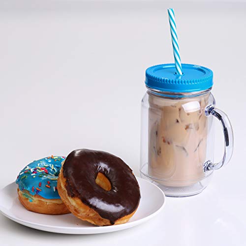 4 Cupture+Insulated+Plastic+Tumbler+Striped