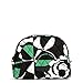 Vera Bradley Women's Cotton Medium Zip Cosmetic Makeup Organizer Bag, Imperial Rose, One Size
