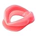 Facial Lift Silicone Rubber Slimmer Massage Muscle Tightener Anti-Aging Anti-Wrinkle Oral Exerciser Mouth Care(Rose-red,black)